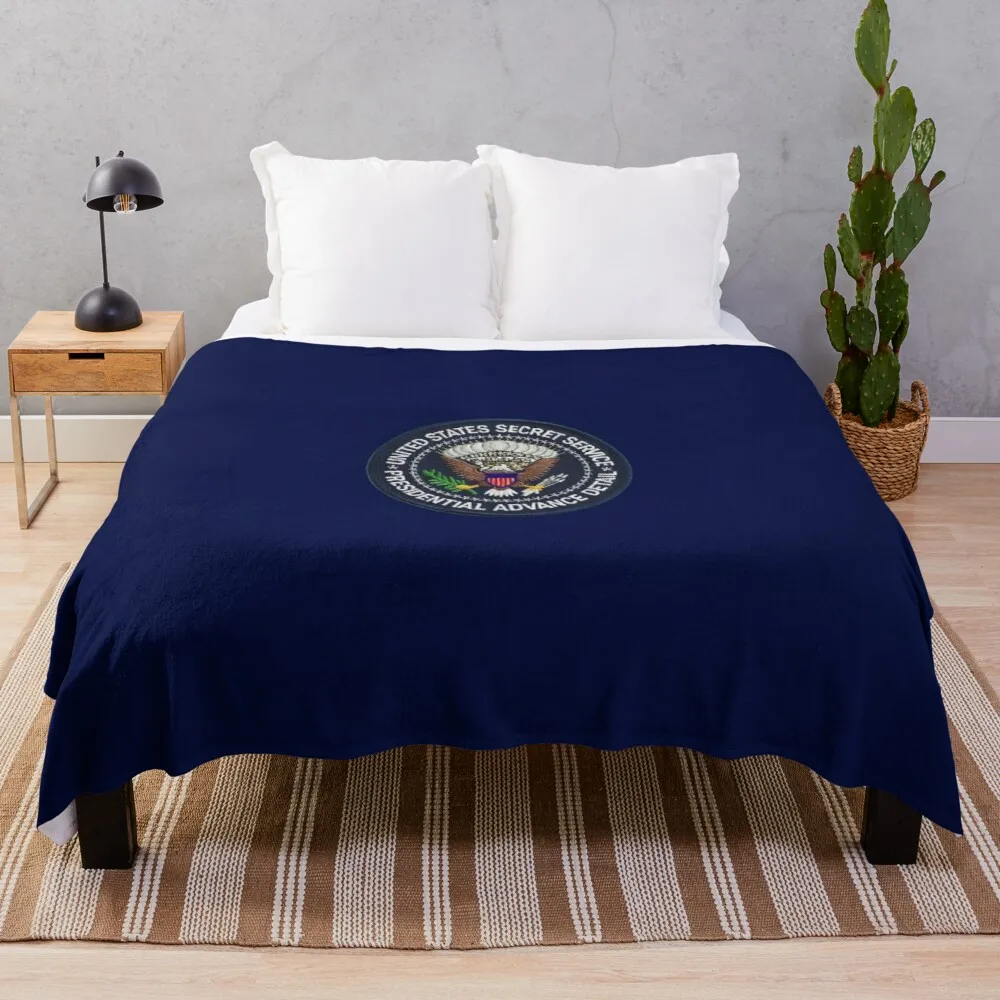 

Secret Service Advance Detail Throw Blanket Fur Blankets