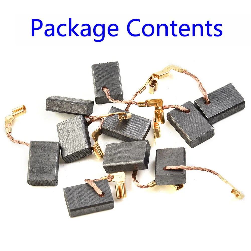 

10 Pcs Carbon Brushes For CB325 CB459 CB303 CB419 CB203 CB85 Carbon And Metal Professional Hand Tools Angle Grinder Accessories