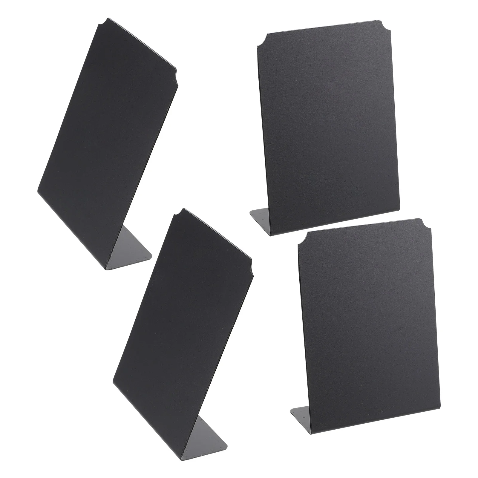 

Tent Food Labels Party Buffet Blackboard Sign Small Tabletop Chalkboard Plastic