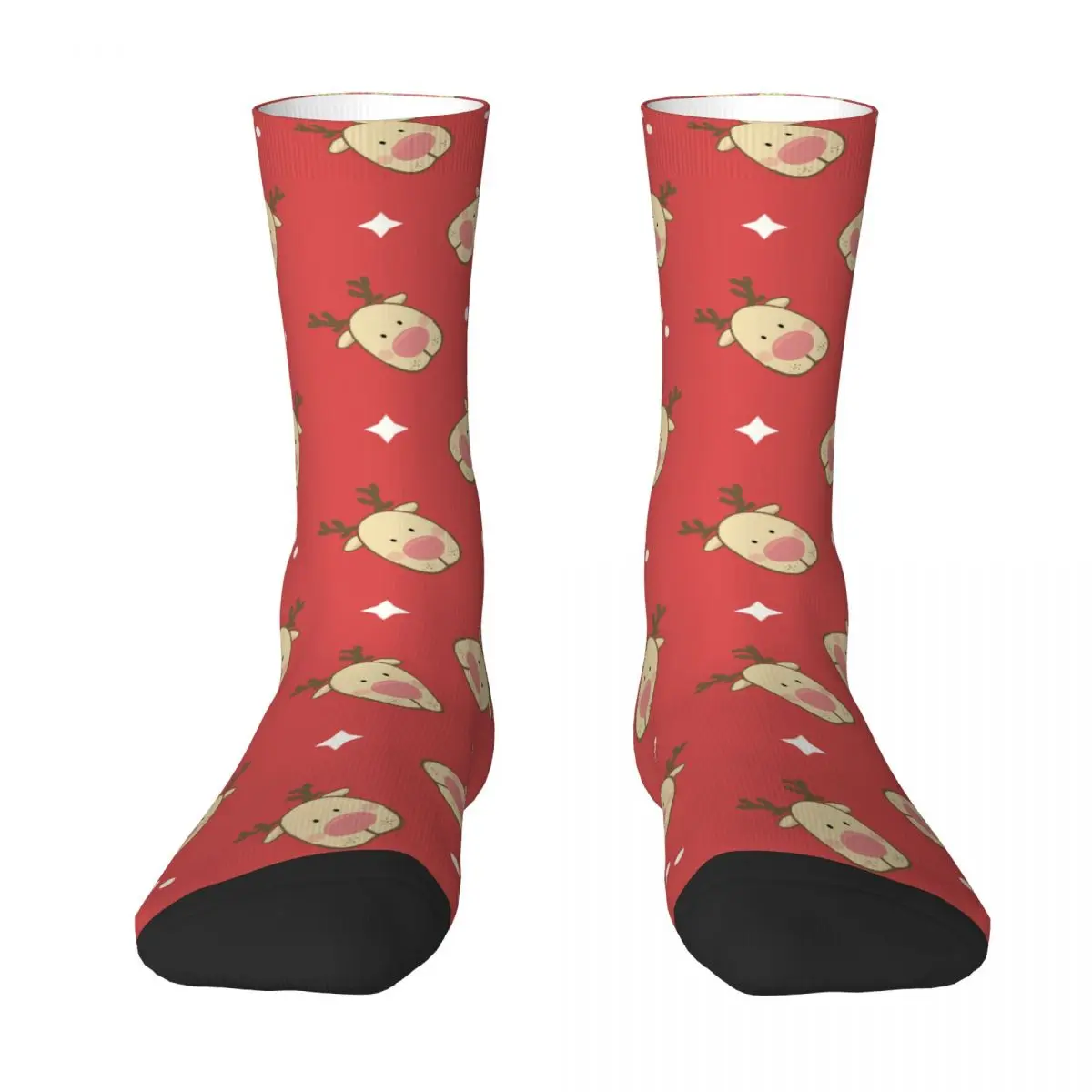 Christmas,Elk Adult Socks Christmas,Elk,Chessboard Unisex socks,men Socks women Socks