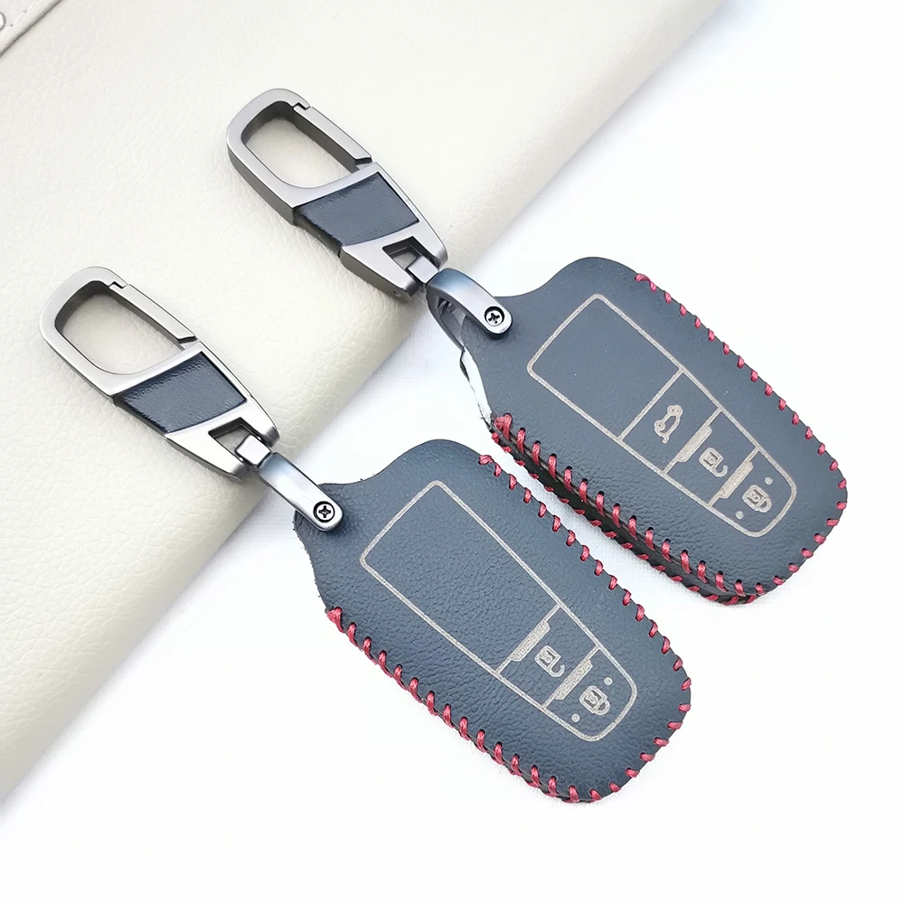 

Leather Key Case Cover For Volkswagen For VW Bora Polo Tiguan Jetta Passat B5 B6 B7 Golf Beetle For Skoda Octavia Accessories