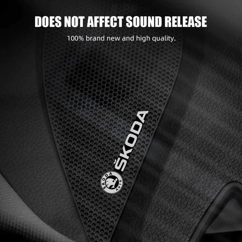 3D Автомобильная наклейка алюминиевая эмблема внутренний динамик звуковой