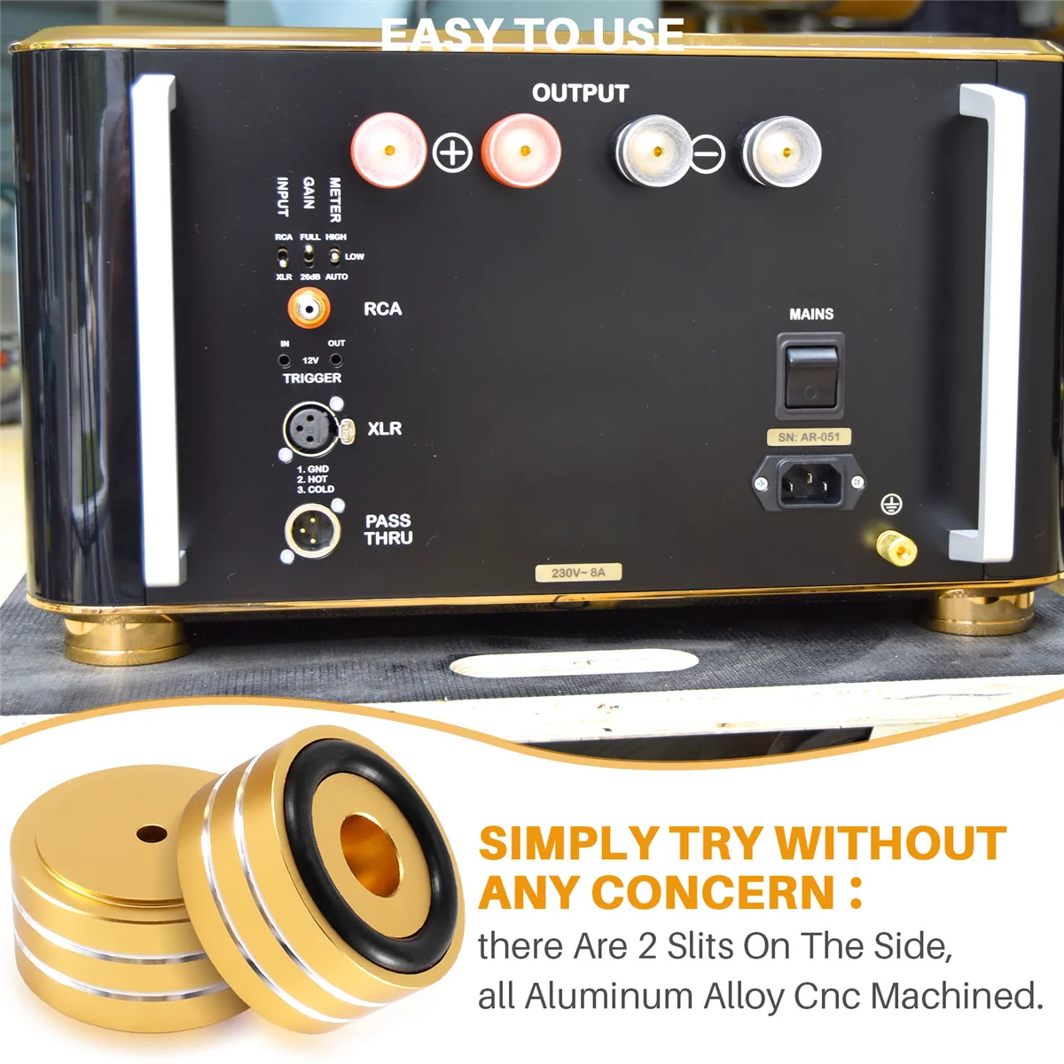 Алюминиевый держатель для динамика 40 х2 0 мм