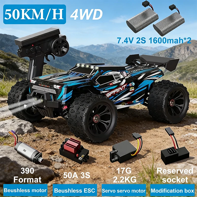 Фото Радиоуправляемая машинка SG116MAX SCY9522 1:16, высокоскоростная дрифт-машинка 80 км/ч, с бесщеточным мотором, 4WD, 9522PRO 50 км/ч, внедорожник, игрушка для детей, подарок №3