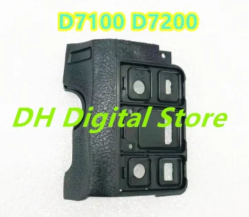 Новинка, резиновая задняя крышка для камеры Nikon D7100 D7200 с AV/OUT, GPS, микрофоном и USB, запасная часть для камеры