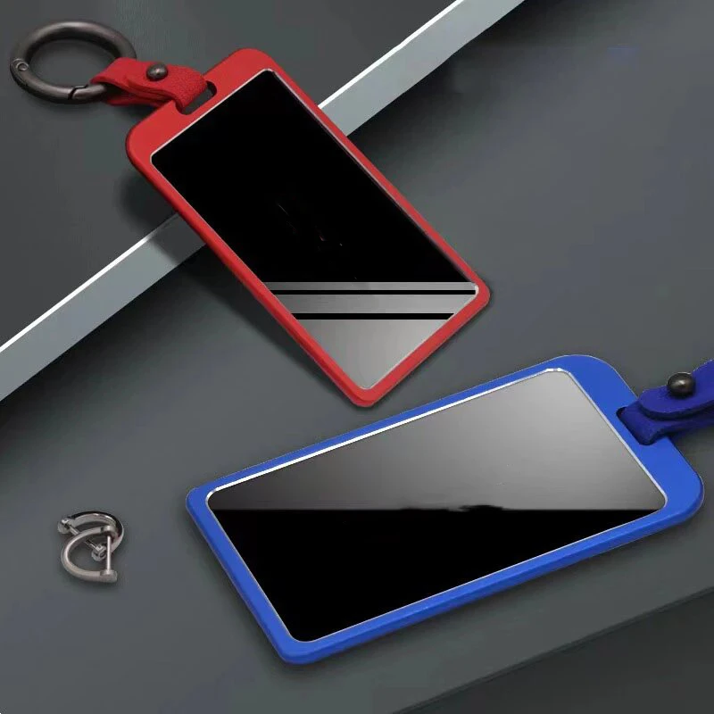 

Aluminum Alloy For Tesla Model 3 Model Y 2021 Car Key Card Holder Protector Cover Key Chain Keychain Fashion Car Accessories
