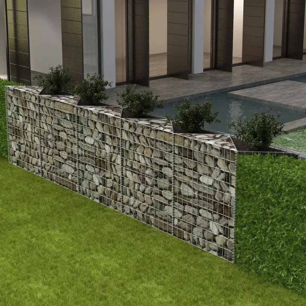 

Gabion Basket/Planter/Raised Vegetable Bed 129.9"x11.8"x39.4"