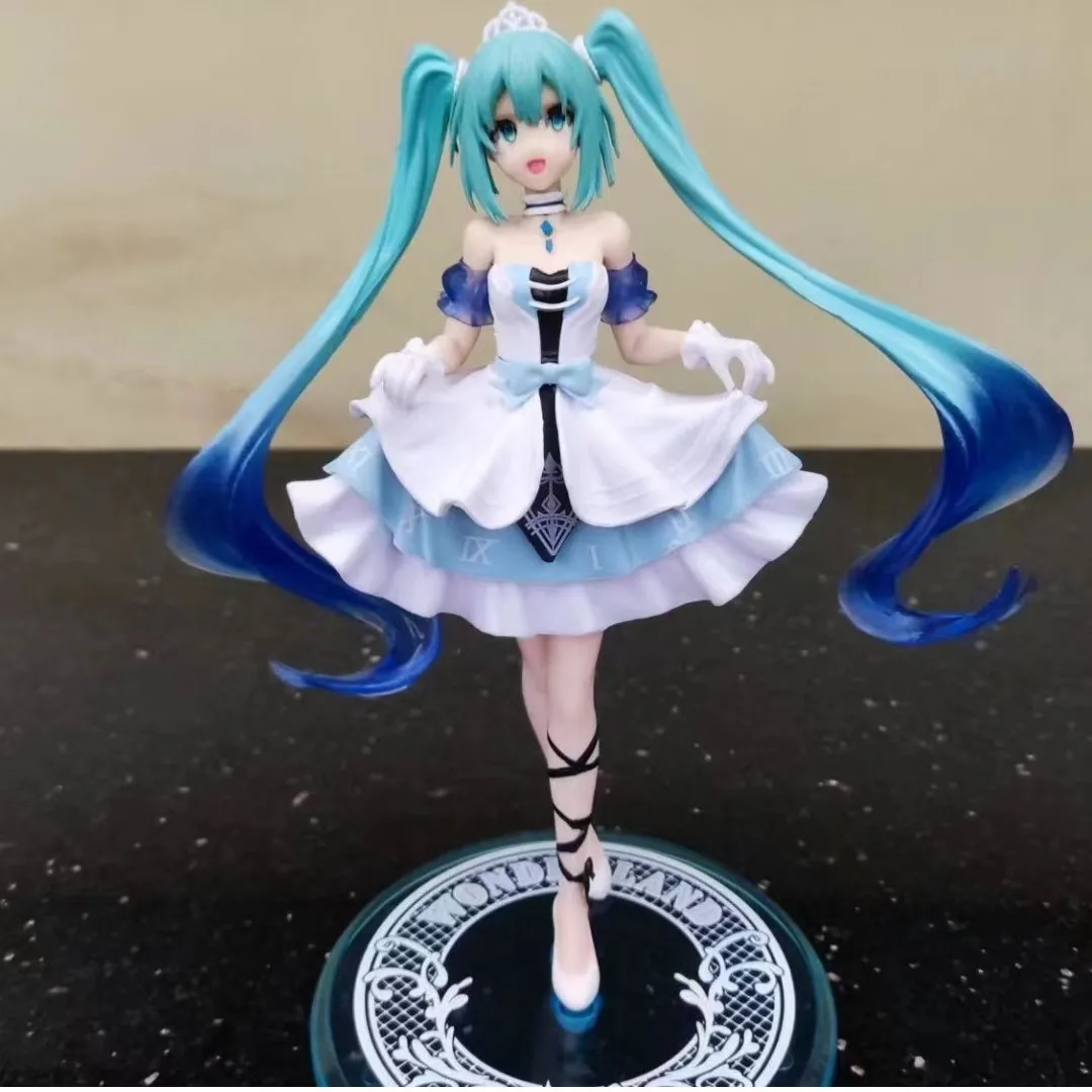 

New 2023 Anime Hatsune Miku Virtual Singer Manga Figurines Cinderella Hatsune Miku Pvc Action Figure Kawaii Model New Year Gift