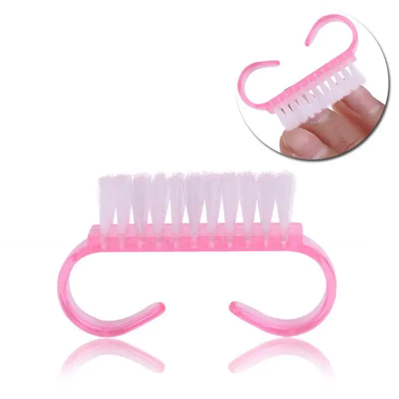 

Acrylic Nail Brush Nail Art Manicure Pedicure Soft Remove Dust Plastic Cleaning Nail Brushes File Tools Set Hot Sales