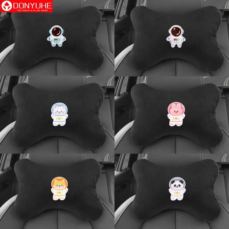 

Автомобильная мультяшная Подушка на подголовник, подушка для интерьера автомобиля, декоративные принадлежности, маленькая Автомобильная ...