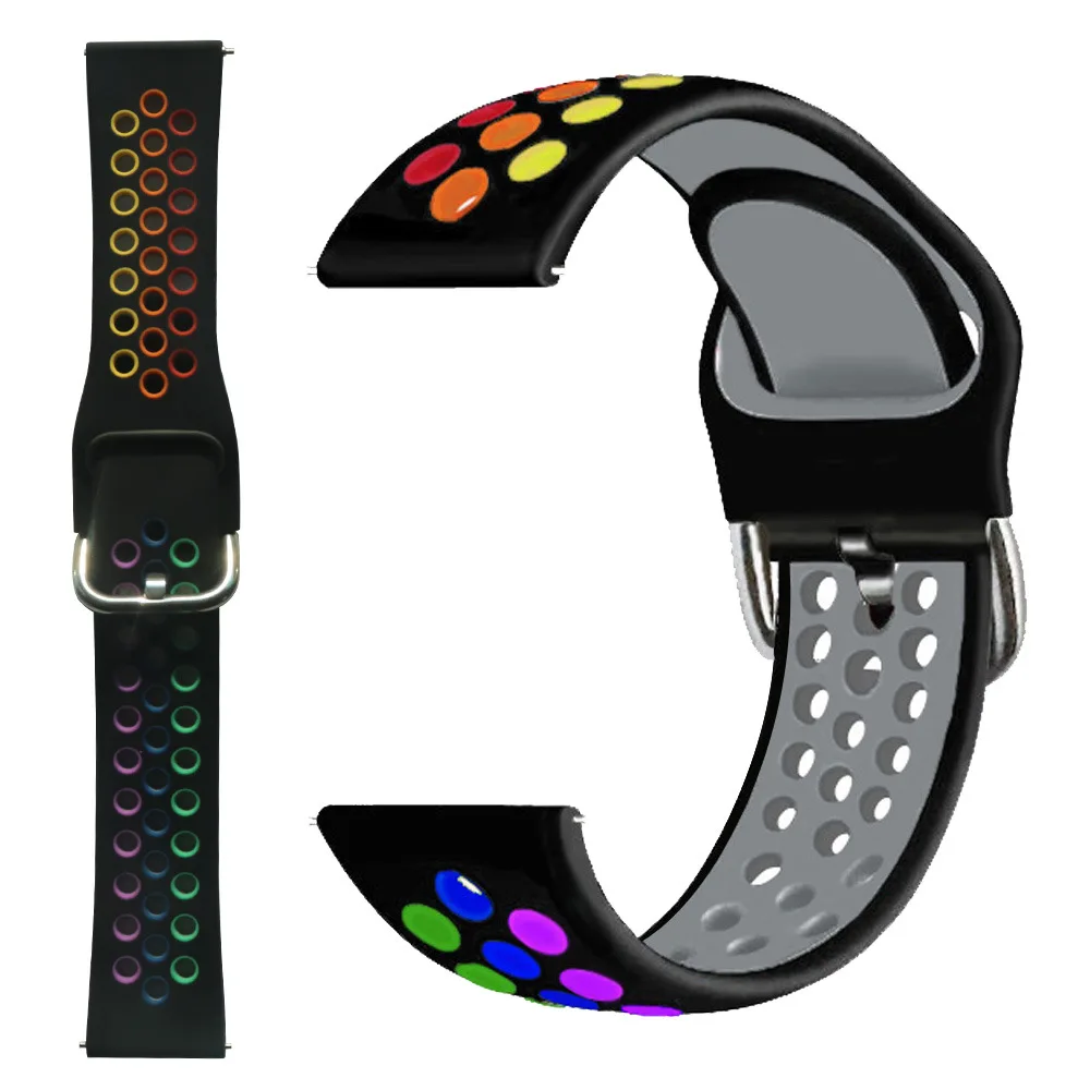 

Ремешок силиконовый для Amazfit GTS/ GTS2 Mini/GTR 3 Pro/47 мм/GTR2/2e/stratos 2/3, спортивный браслет для часов Amazfit bip S, 20 мм/22 мм