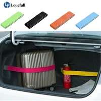 universal car rear trunk organizer elastic strap fixed stowing tidying baggage anti drop fixed straps auto interior accessories
