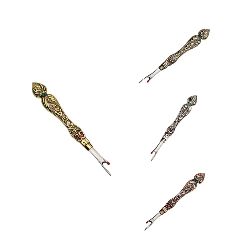 Винтажный резак для ниток расширитель швов распаковщик ручка шитья крестиком