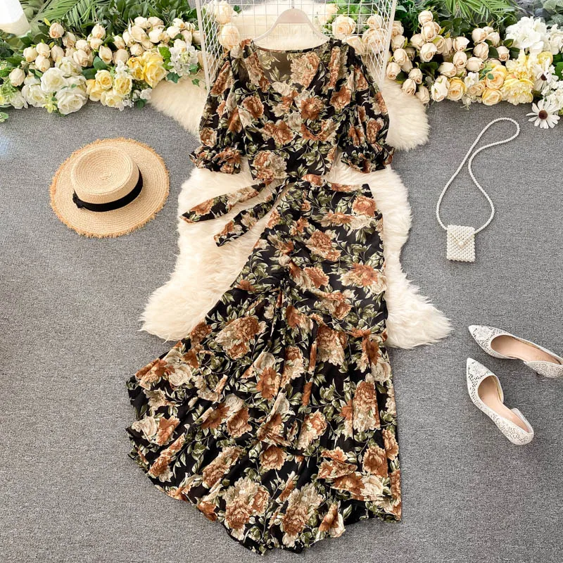 

Cropped Tie Chiffon Shirt Pants Sets Resort Style Two Piece Suit 2023 New Women's Extreme Mini Dress Summer Ladies 2023 Traf Ete