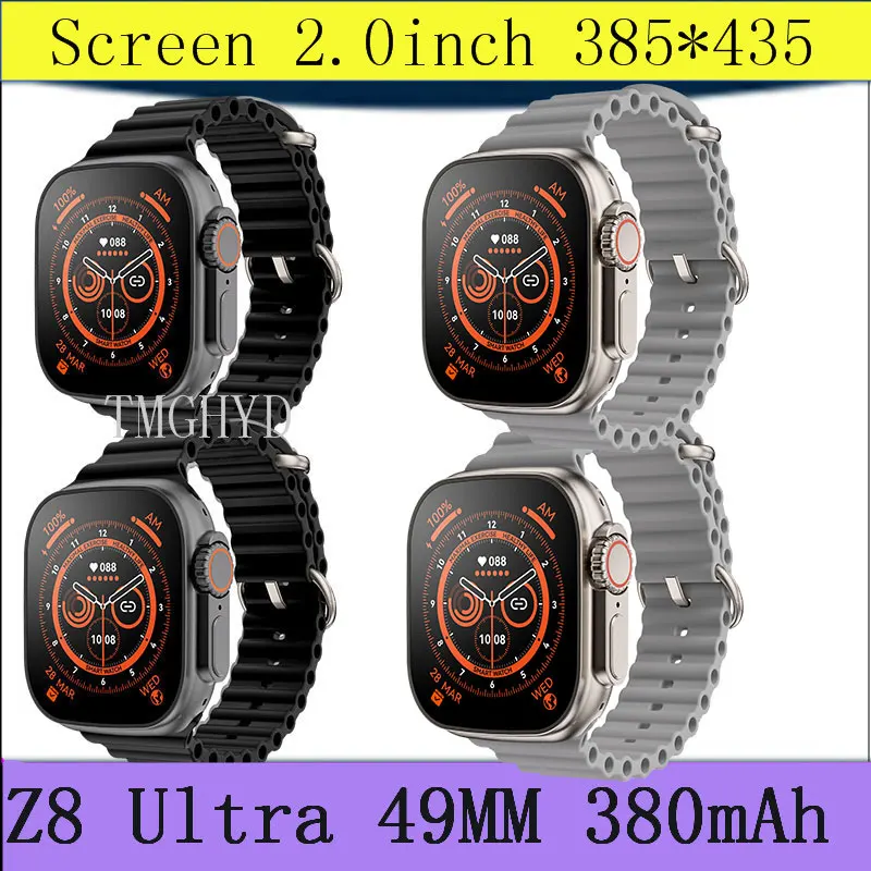 

Waterproof Smart Watch Z8 Ultra Bluetooth Wireless Charge Fitness Bracelet Smartwatch Series 8 Men 2.0" Retina Screen 49mm