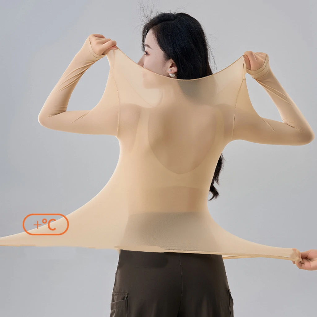 1 шт. женское ультратонкое термобелье высокая эластичность большие размеры