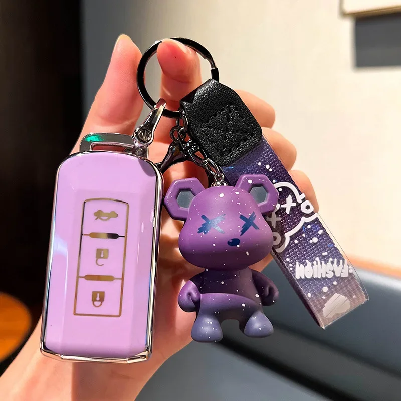 2024 Модный Стильный чехол для автомобильного ключа из ТПУ Mitsubishi Outlander ASX LANCER Pajero Sport