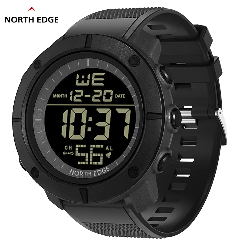 

NORTH EDGE New Men's Sports Military Watches Digital 50M Waterproof Stopwatch Watches For Men Date Army Clock Relogio Masculino