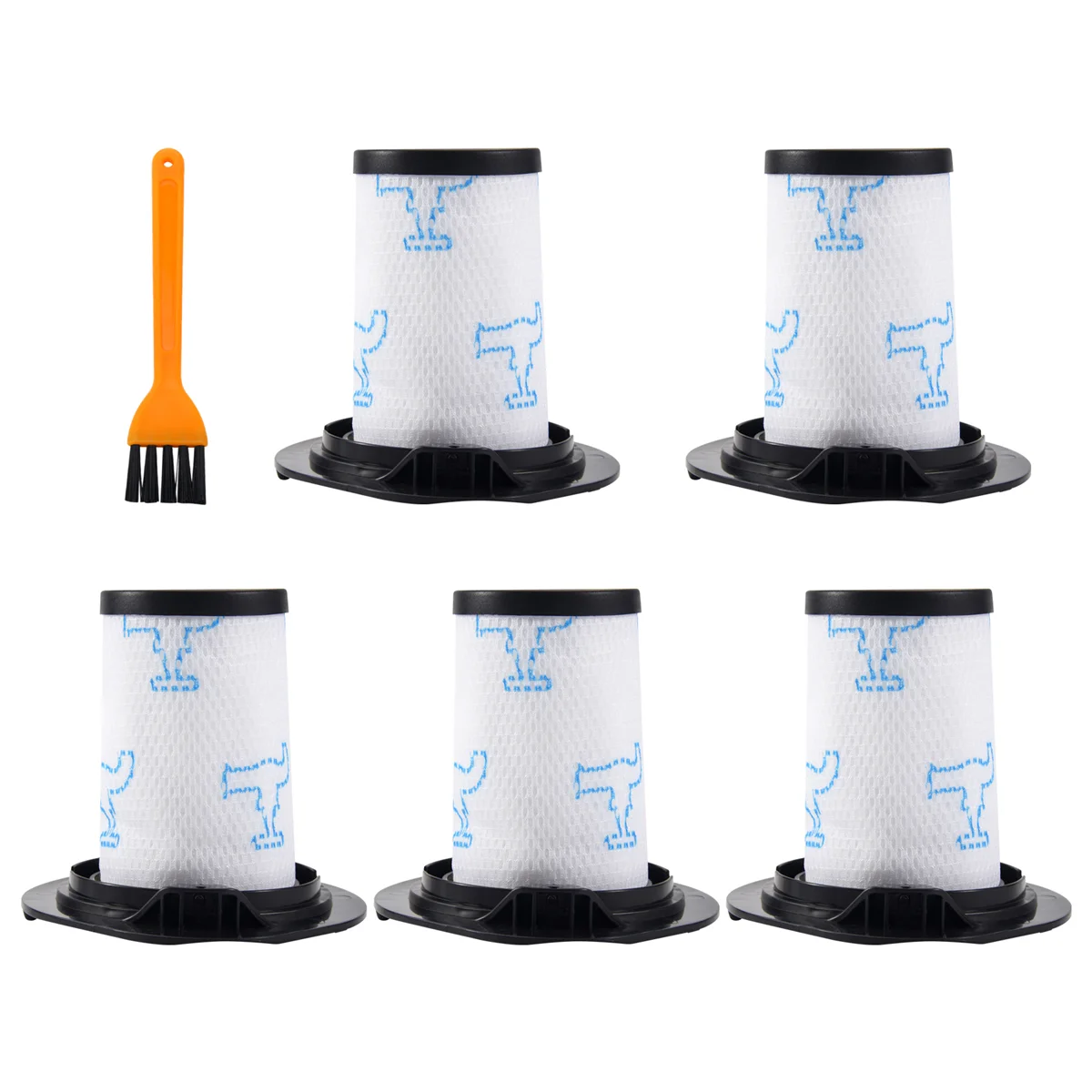 5 шт. фильтры для пылесоса Rowenta Air Force 460 All in One RH92Xx и Flex 560 RH94Xx детали ZR009002