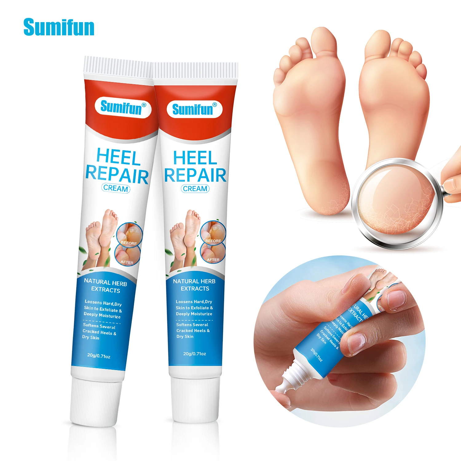 

3pcs Anti Crack Foot Cream Drynes Foot Mask Heel Cracked Repair Cream Hand Mositurizing Removal Callus Dead Skin Hands Feet Care