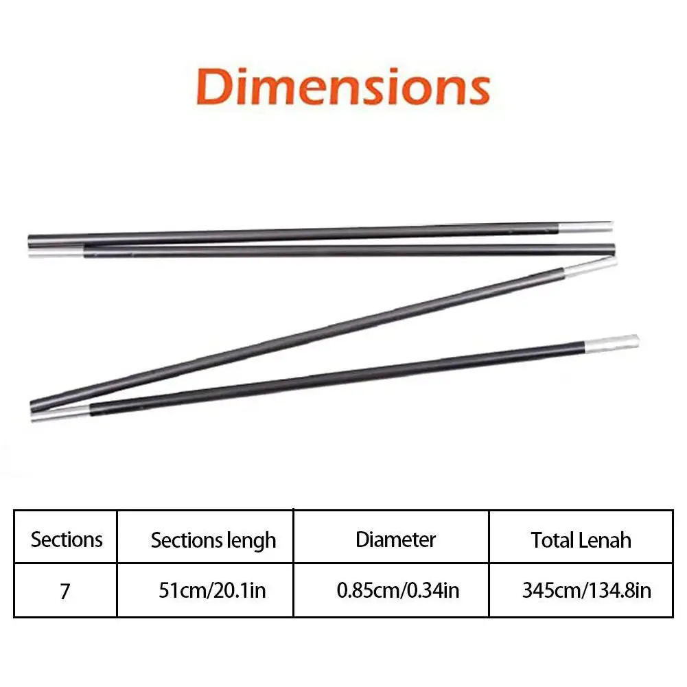 Уличные инструменты аксессуары для палатки 2 шт. укрытие из стекловолокна