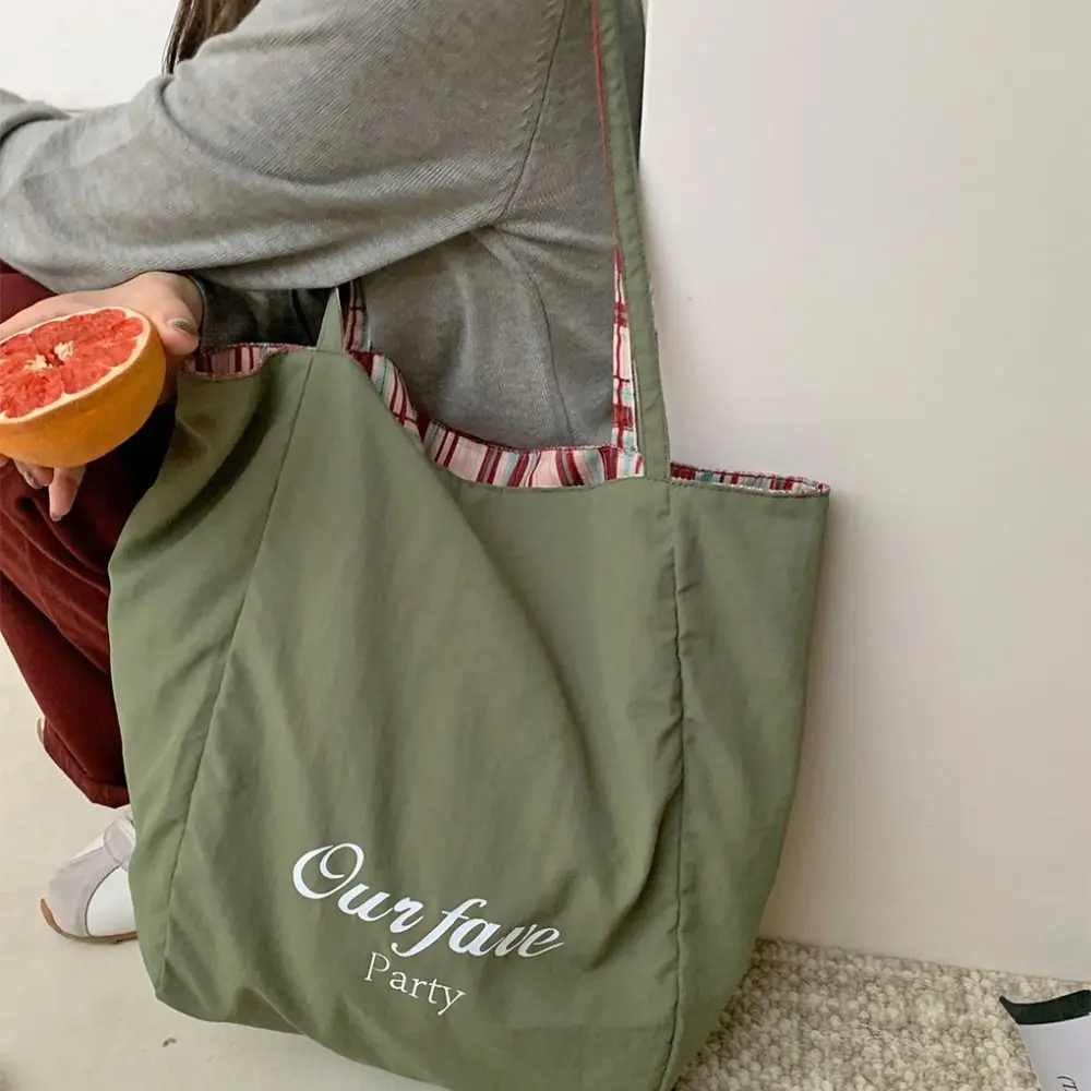 Портативная сумка из нейлона для сосисок двусторонняя клетчатая через плечо в