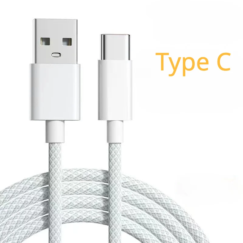 

120W USB Type C Cable 10A Wire Fast Charging Macaron Color Single Head 1m/1.5m/2m Charger Data Cord For Xiaomi Huawei Samsung