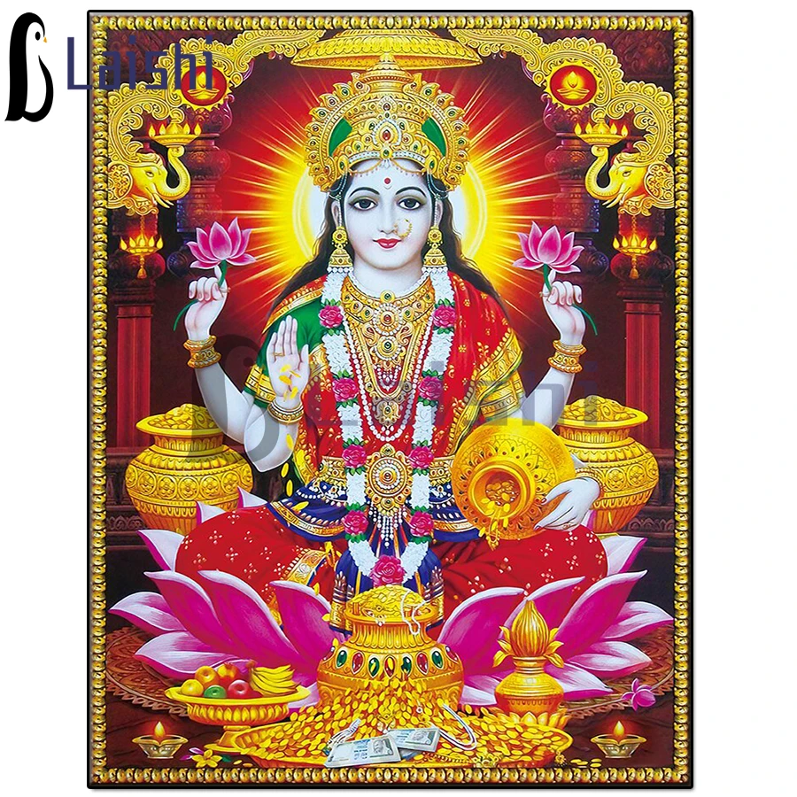 Квадратная и круглая алмазная живопись религия мозаика Господа Шивы вышивка