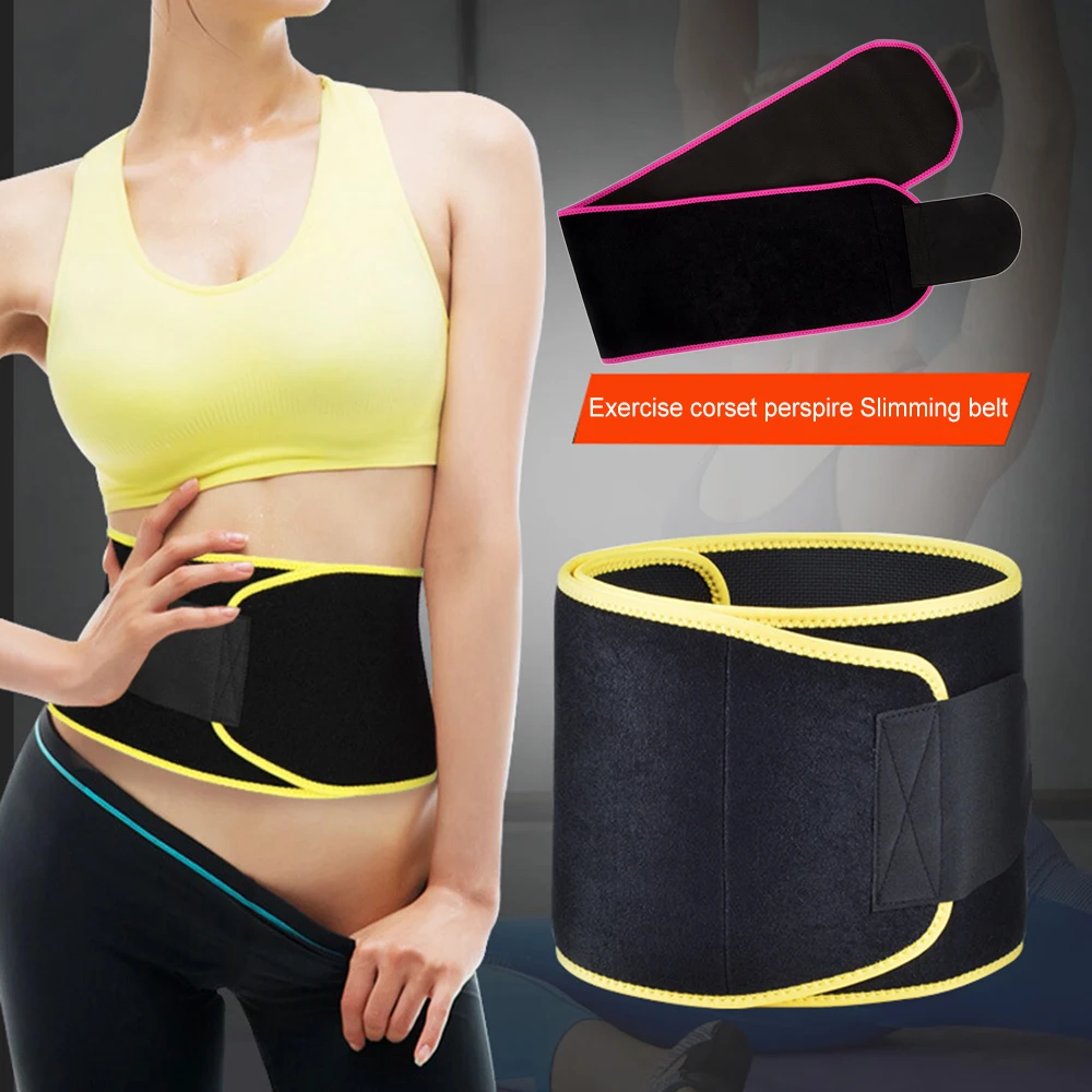 

Neoprene Sauna Slimming Belt Adjustable Women Belt Sweat Waist Trainer Body Shaper Gaine Ventre Slimming Waist Belt Corset Belt