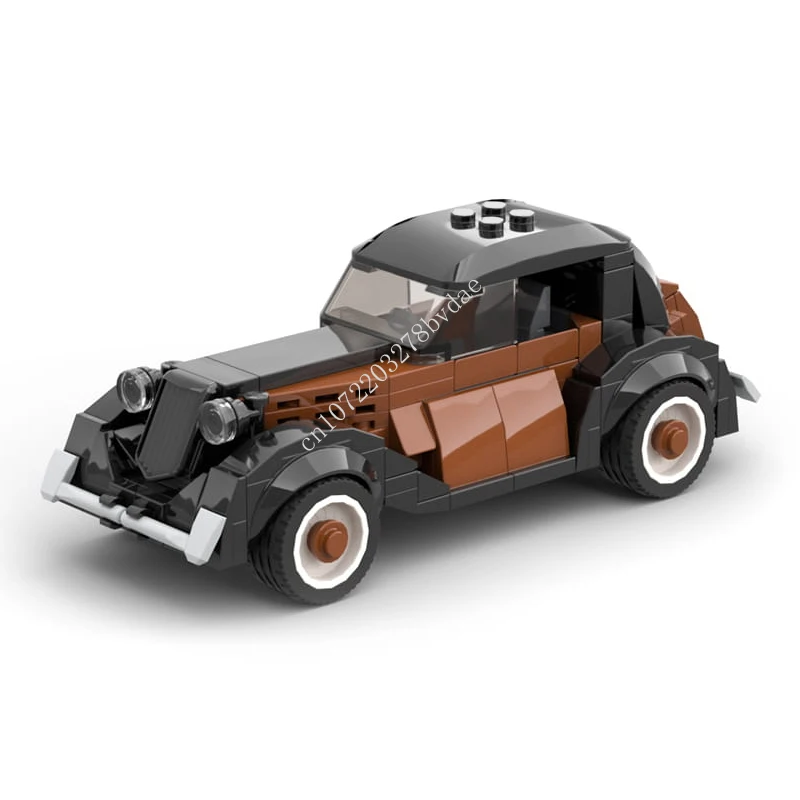 

165PCS MOC Speed Champions late 1930s Typical Car Model Building Blocks Technology Bricks DIY Creative Assembly Kids Toys Gift