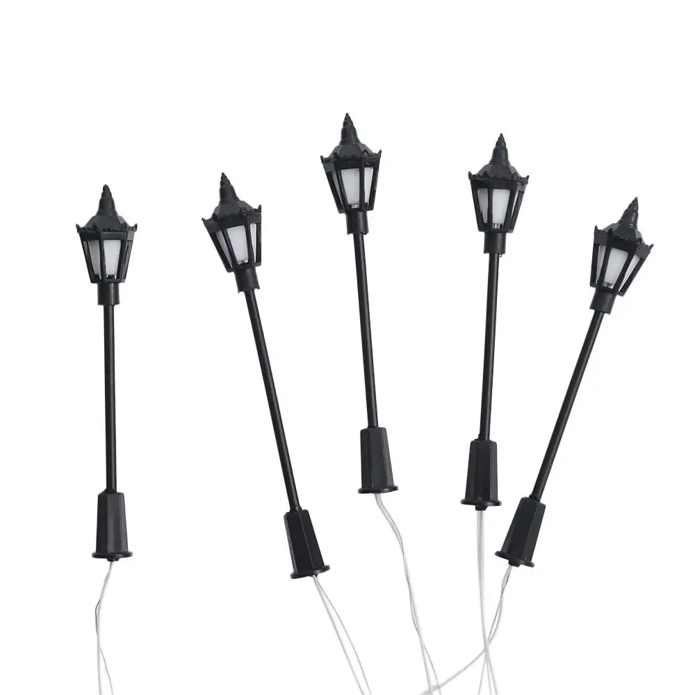 

DIY Ornaments New Year Christmas Garden Street Lamp 1:100 Scale Lights Model Landscape Lights Outdoor Decorative