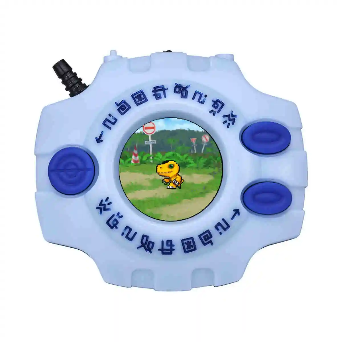 Фото Коллекционная фигурка Bandai Digivice Tyrannosaurus Machine, лимитированная серия к 25-летию, специальное издание с цветным экраном №2