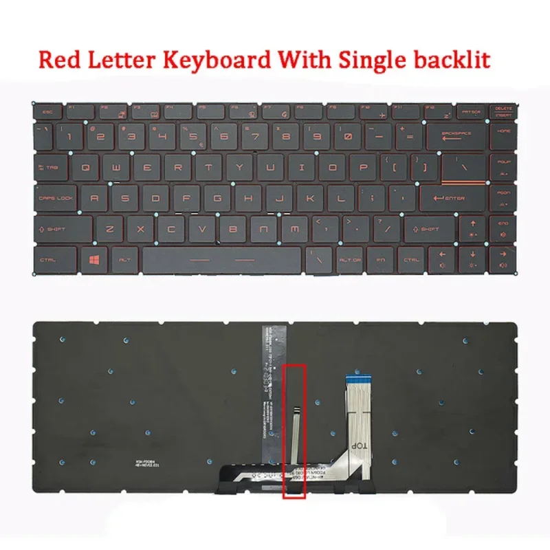 Новая клавиатура для ноутбука MSI GS65 GF63 MS-16R1 PS63 P65 GF65 8RC/D 8RF/E MS-16 W1 MS-16W2 MS-16Q1 MS-16Q2 MS-16Q3