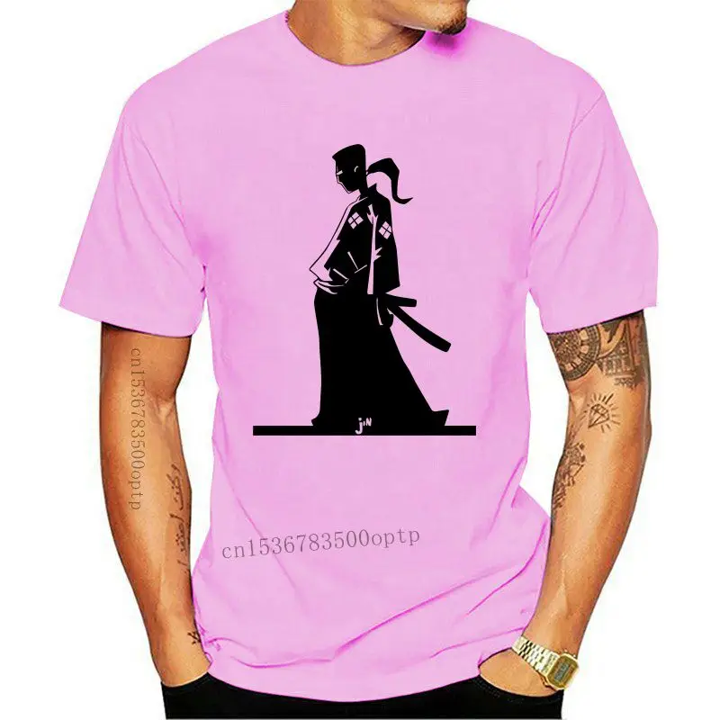

Camiseta de moda de Gintama Jin para hombre, ropa con silueta Art de Anime, манга japonesa (доступно), color blanco, 202