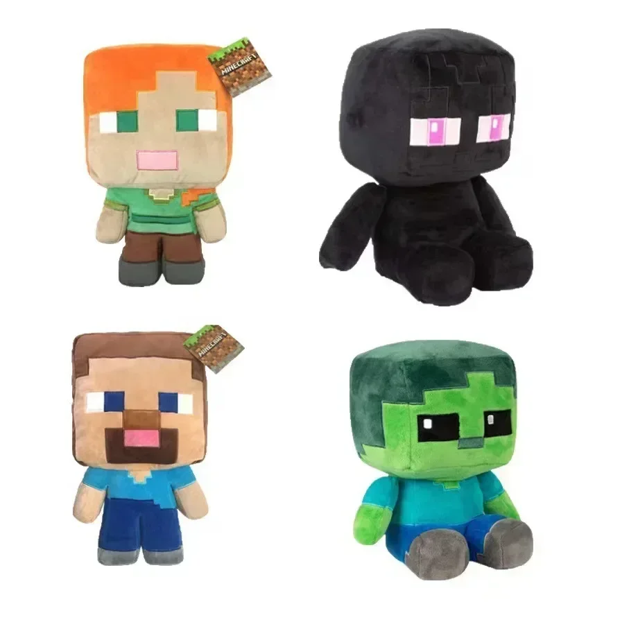 20 см игровая фигурка Мои миры животное плюшевая кукла игрушка свинья Enderman Creeper