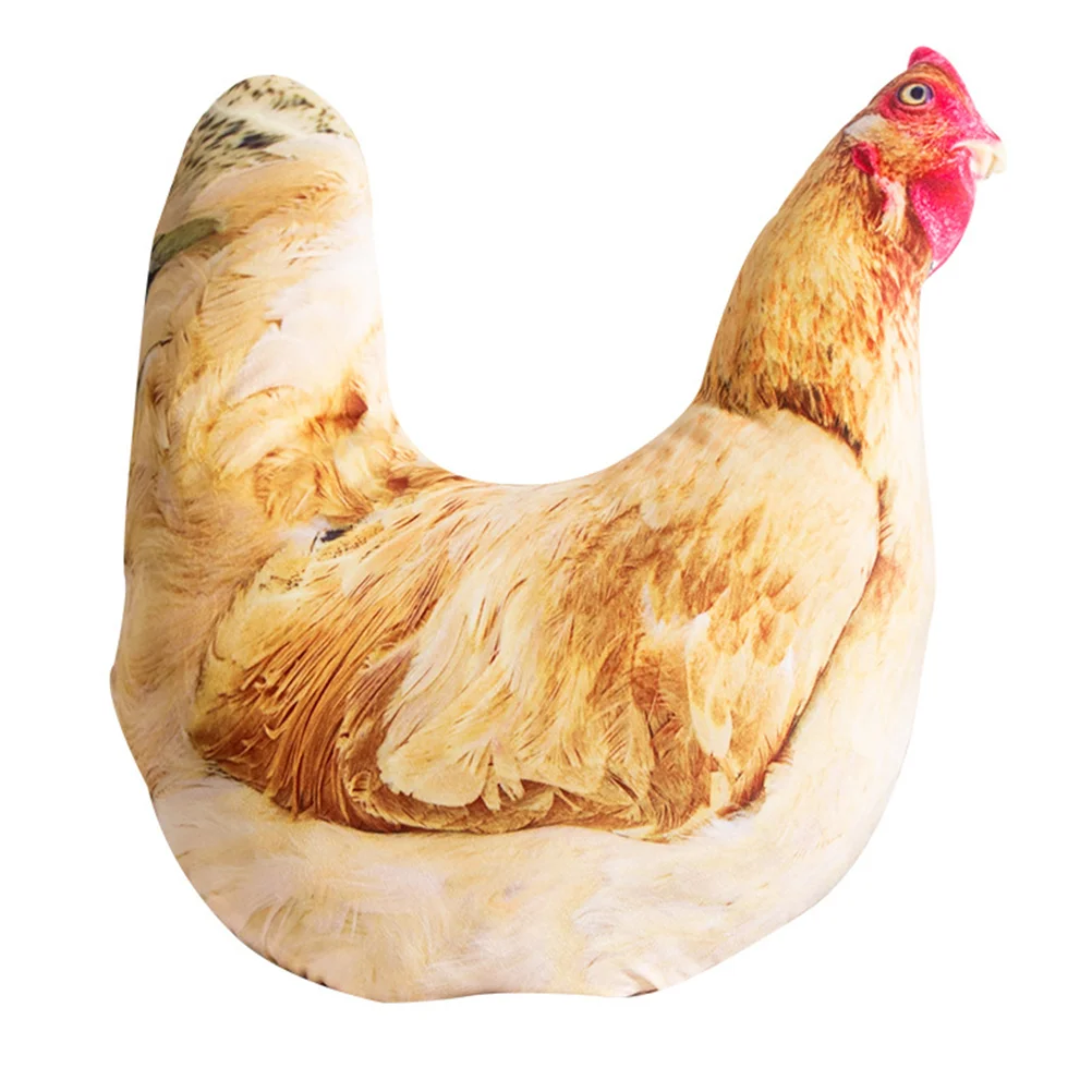 

Realistic Hen Pillow Living Room Sofa Cushion Couch Creative Pillows Animal Shaped Cartoon