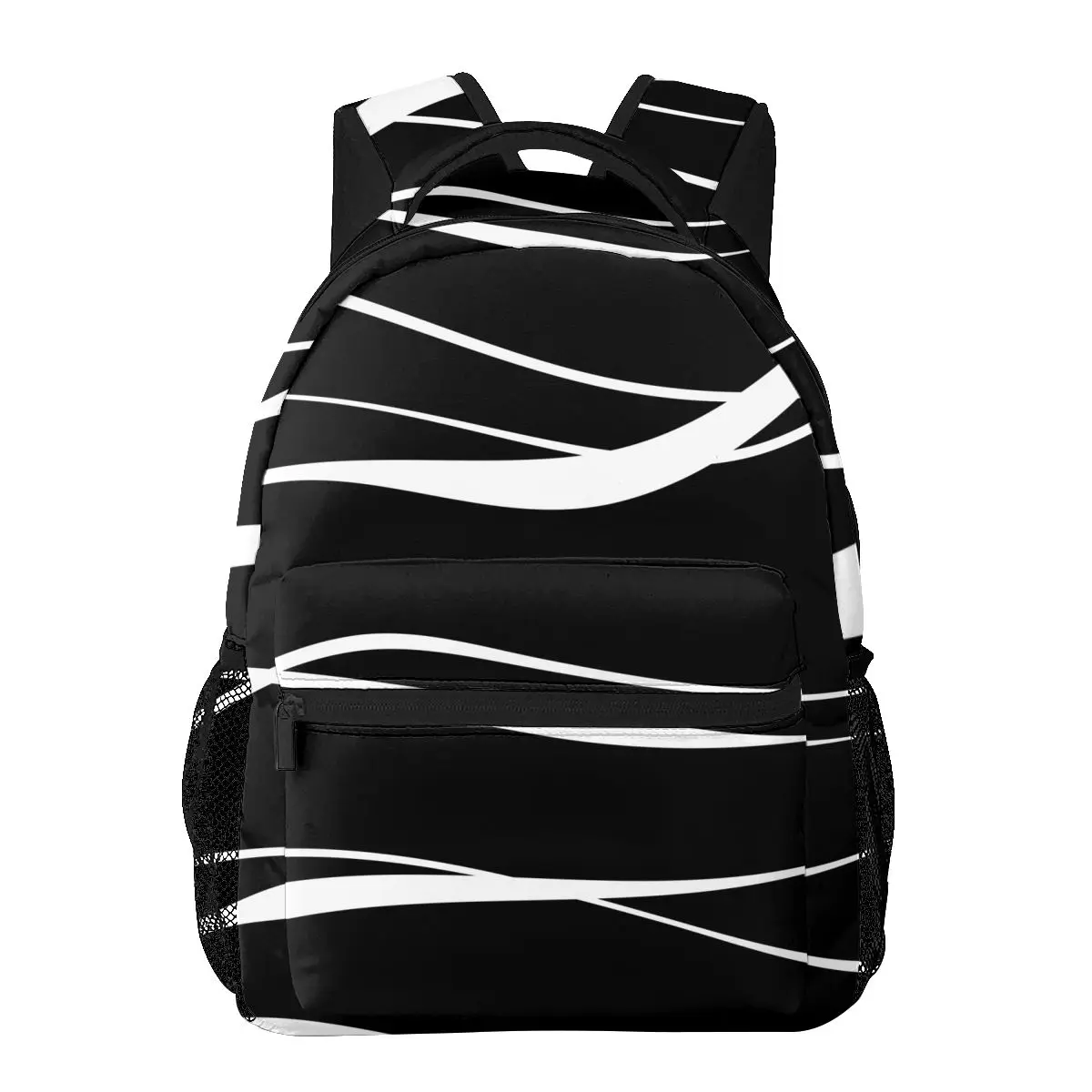

Female Backpack Wave Women Backpack College School Bagpack Travel Shoulder Bags For Teenage Girls
