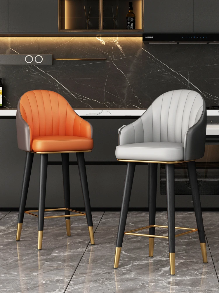 

Luxury Swivel Bar Stools High Footstool Modern Sexy Kitchen Counter Stools Bar Chair Dining Chairs taburetes de bar Furniture