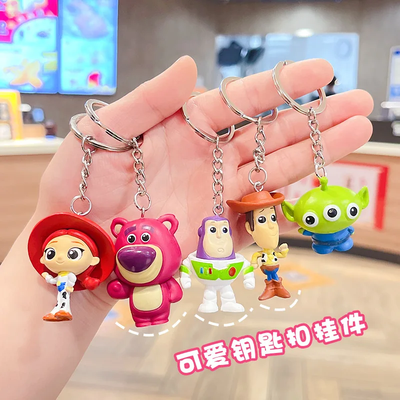 

Disney Toy Story Keychain Cute Cartoon Doll Pendant Buzz Lightyear Bag Ornaments Creative Gifts