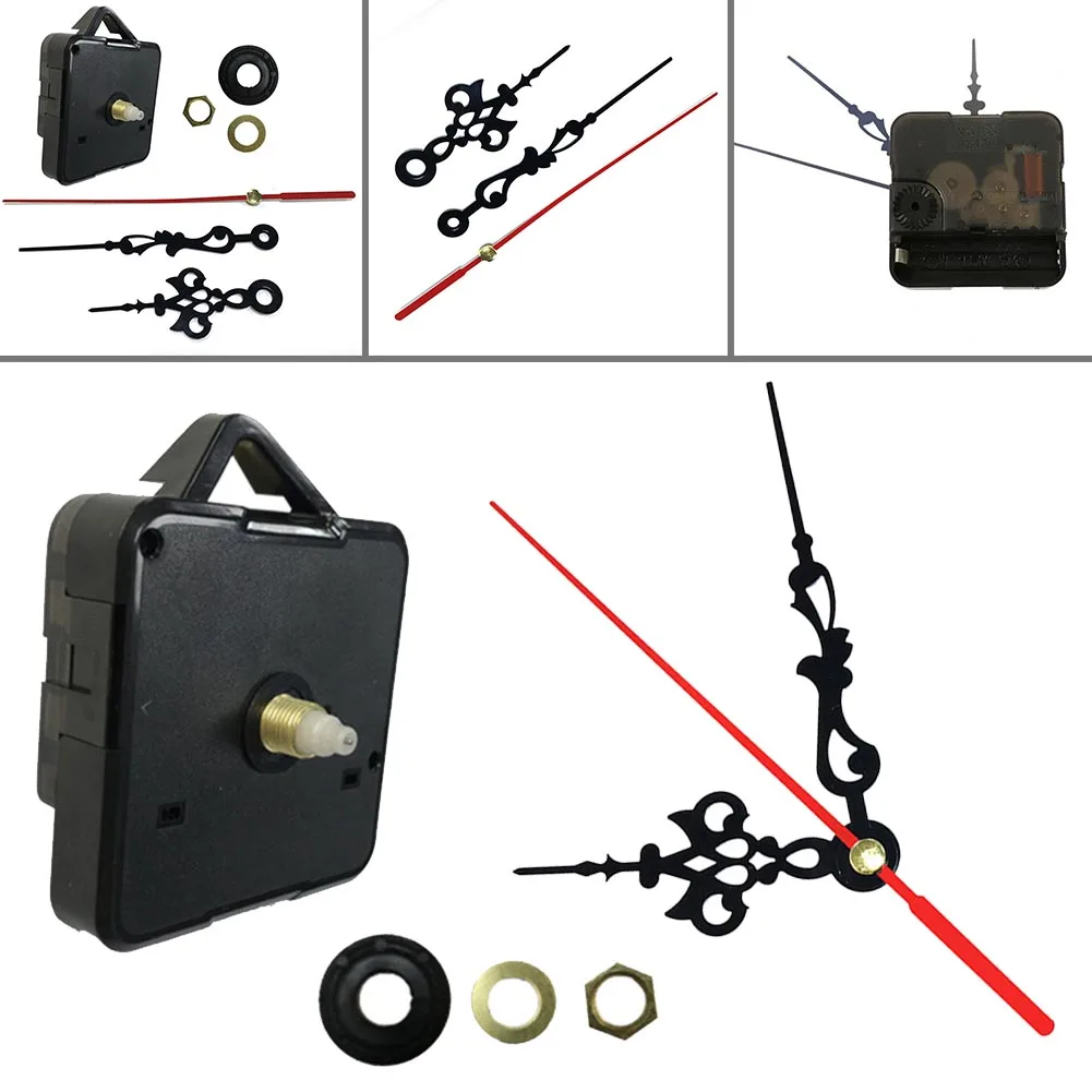 

1Set Of Clock Movement Kit Silent DIY Clock Movement Quartz Clock Movement Mechanism Hands Wall Repair Tool Parts Kit Set