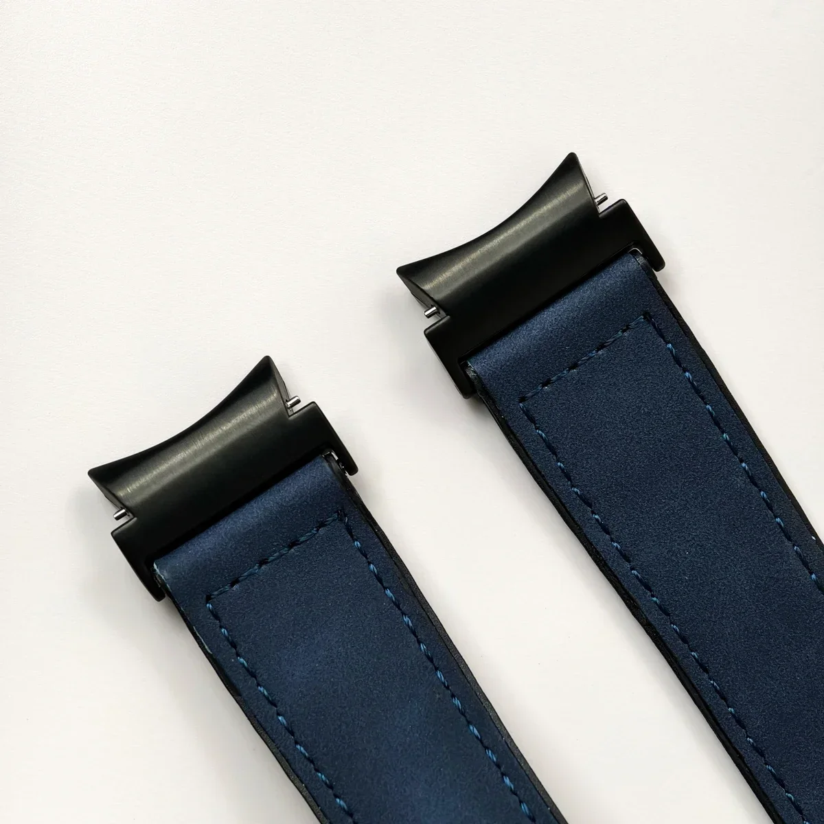 Силиконовый кожаный ремешок для Samsung Galaxy Watch 5 4 6 стальной адаптер магнитная