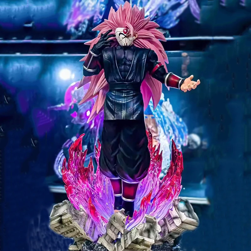 30 см ROSE Goku Dragon Ball Фигурки Super Saiyan Black Son ПВХ Аниме Модель Коллекция Игрушки Орнамен