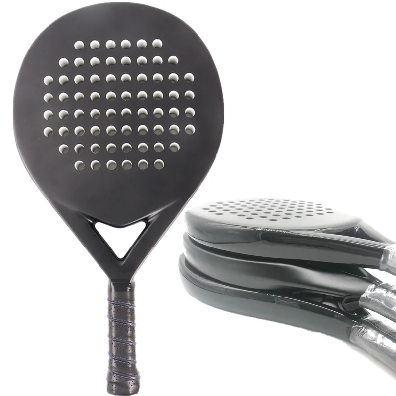 

(Spot) 2022 New Racket Padel Full Carbon Fiber Paddle Racket Outdoor Sports Tennis Racket Men and Women Equipment with Bag
