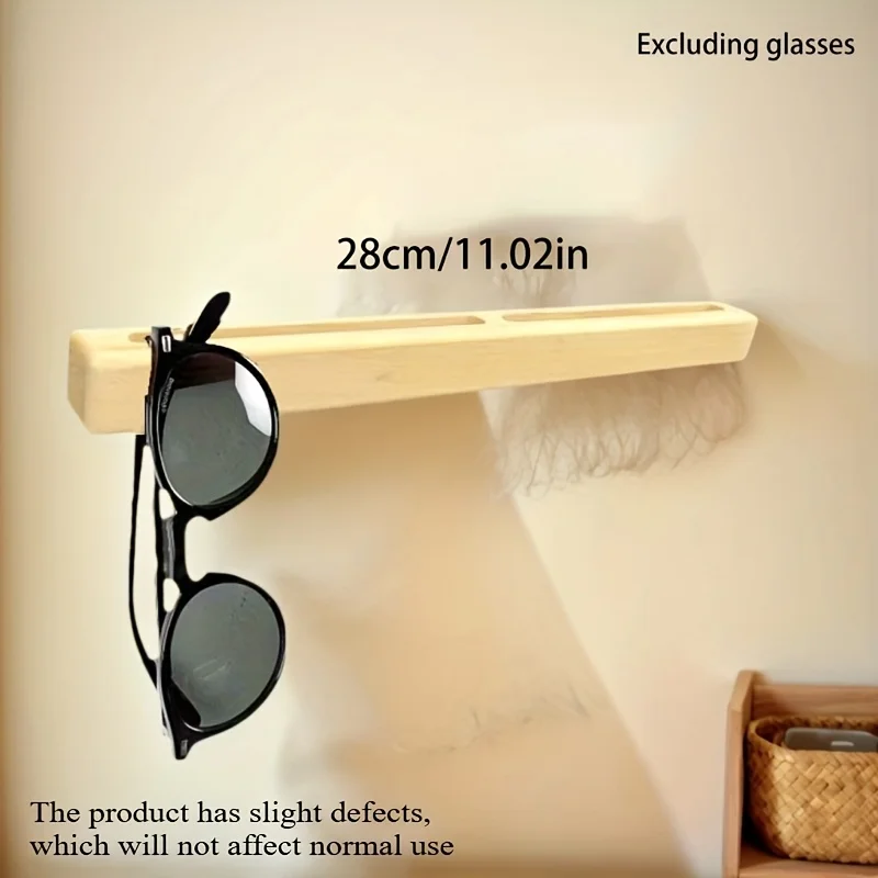 

Деревянный настенный держатель для очков