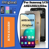 original for samsung galaxy a02 lcd sm a022 display touch screen digitizer full sm a022fnds sm a022fds sm a022gds ips