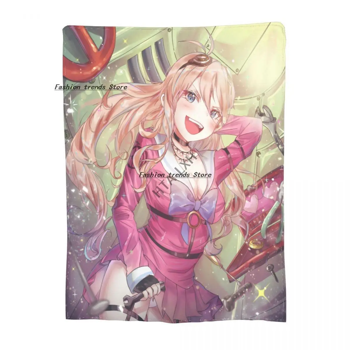 

Iruma Miu New Danganronpa V3 Sherpa Blankets Ultra Soft Flannel Fleece Throw Blankets for Couch Sofa Bed
