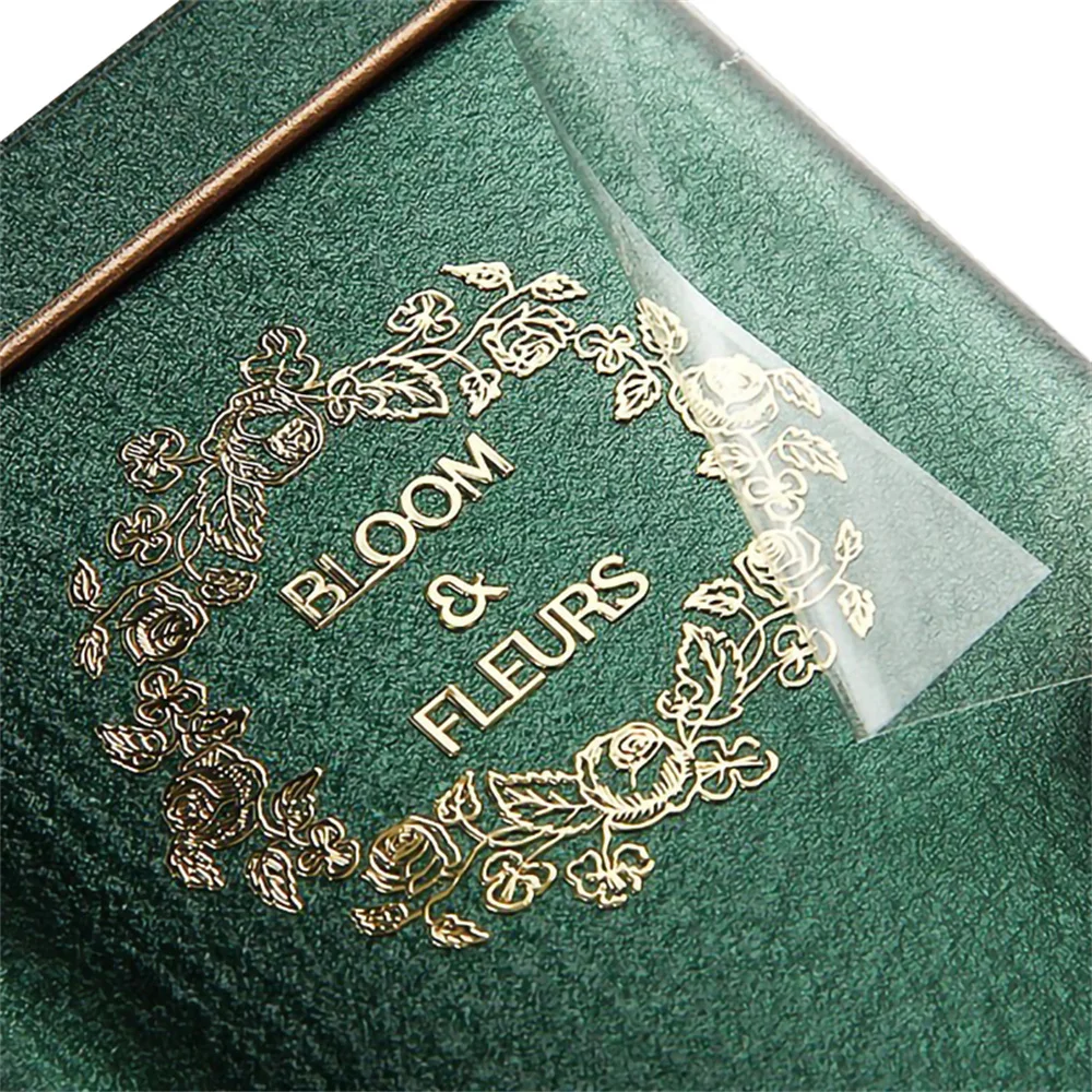 Золотые самоклеящиеся наклейки с логотипом на заказ