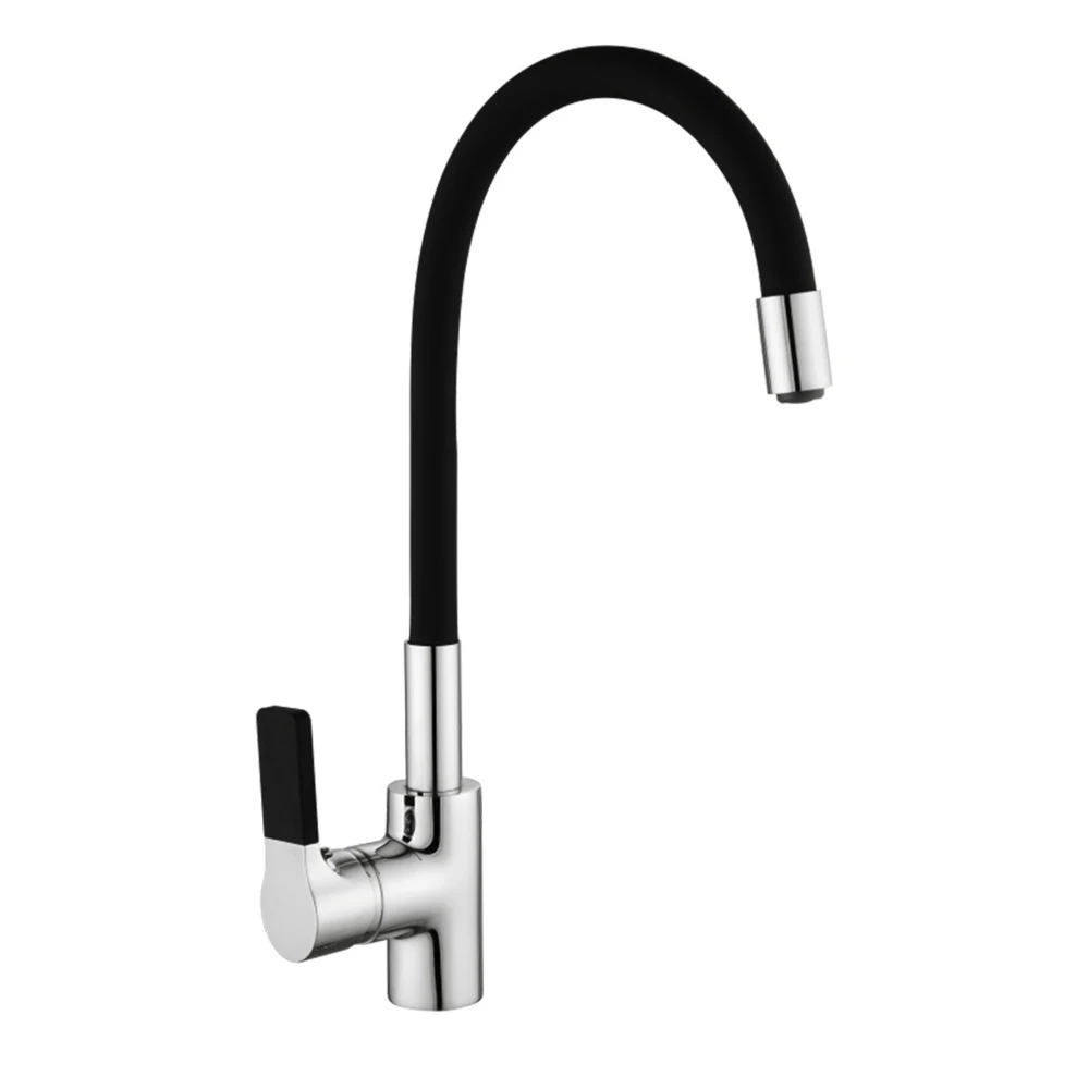 Kitchen mixer with flexible excess Black Reef my1705-42b | Faucets