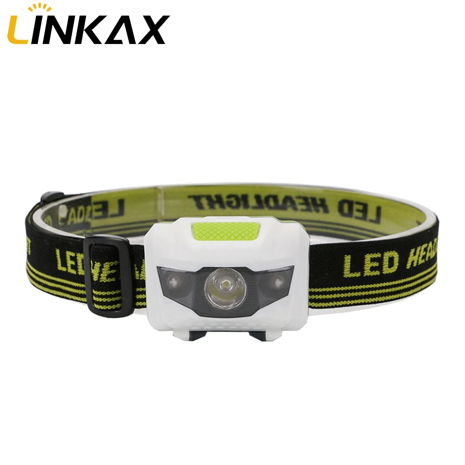 

LED headlamp 4 Mode Fishing headlight Torch Hunting head lamp Camping Headlamp Flashlight Power by AAA Battery Red/White light