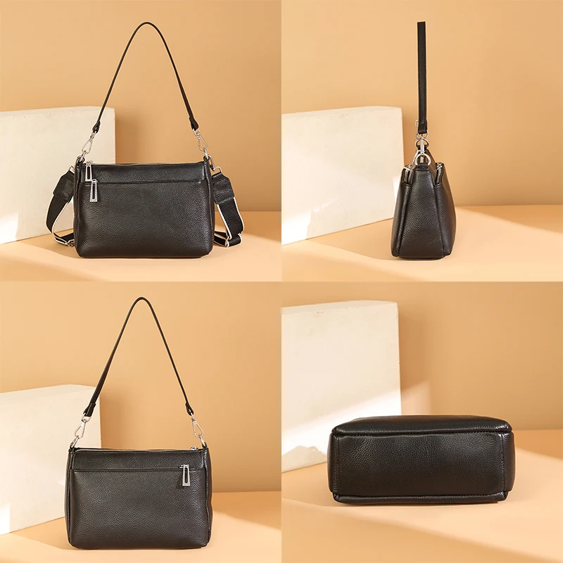 Женская кожаная сумка маленькая роскошная через плечо подушка модные